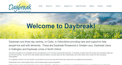 Desktop Screenshot of daybreak-oxford.org.uk